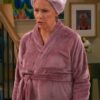 Leanne Morgan TV Series Leanne S01 Leanne Murphy Purple Fleece Belted Robe
