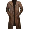 Buy Mens Brown Trench Coat Leather