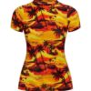 Freakier Friday Lindsay Lohan Orange Palm Tree Printed T-Shirt