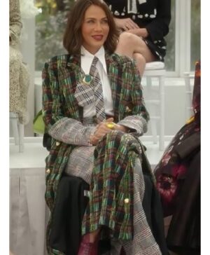 And Just Like That S03 Nicole Ari Parker Plaid Coat