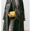 And Just Like That S03 Nicole Ari Parker Plaid Textured Coat