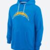 Los Angeles Chargers Initial Home Sideline Blue Pullover Hoodie