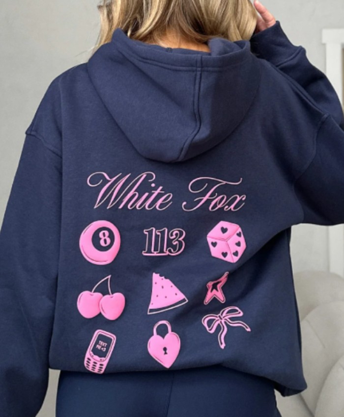 Lucky Charms Oversized Navy Unisex Hoodie