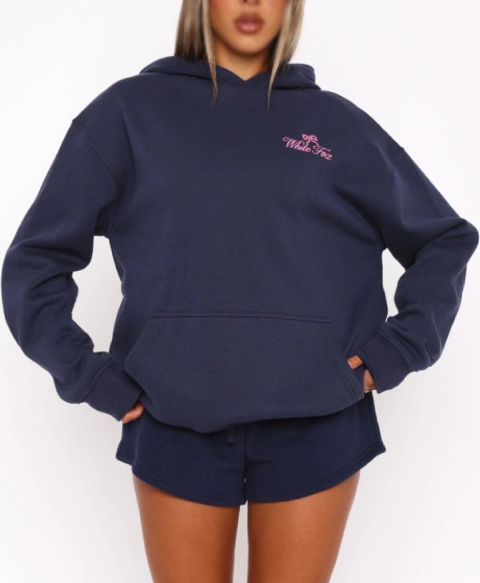 Lucky Charms Oversized Navy Hoodie