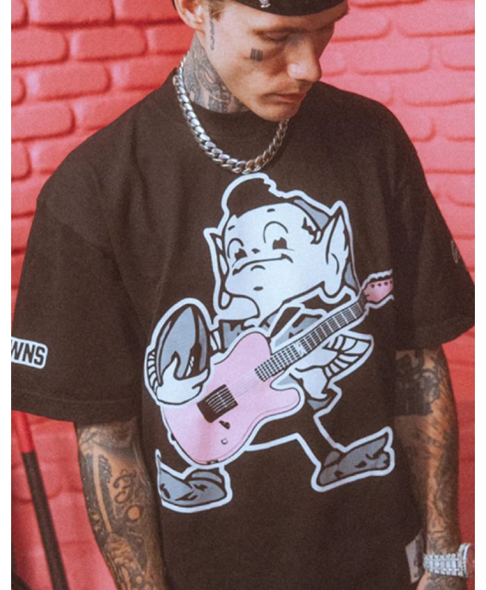 Machine Gun Kelly x Cleveland Browns Tee Black