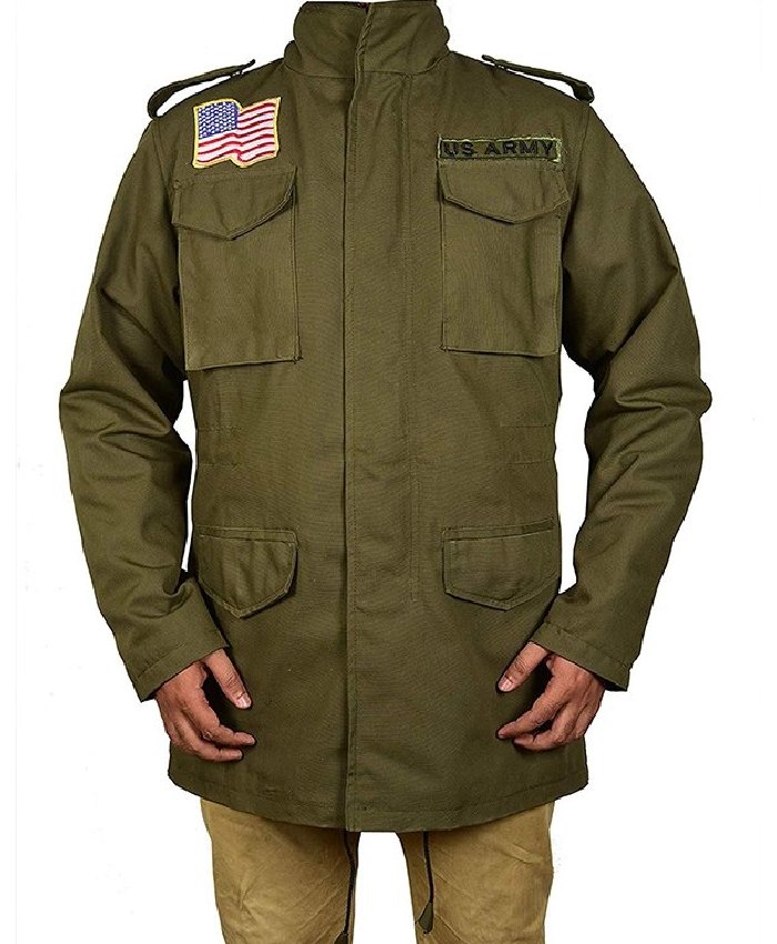 John Rambo Mortal Kombat 11 Green Cotton Jacket