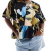 My Life Is Murder S5 Ebony Vagulans Abstract Print Top