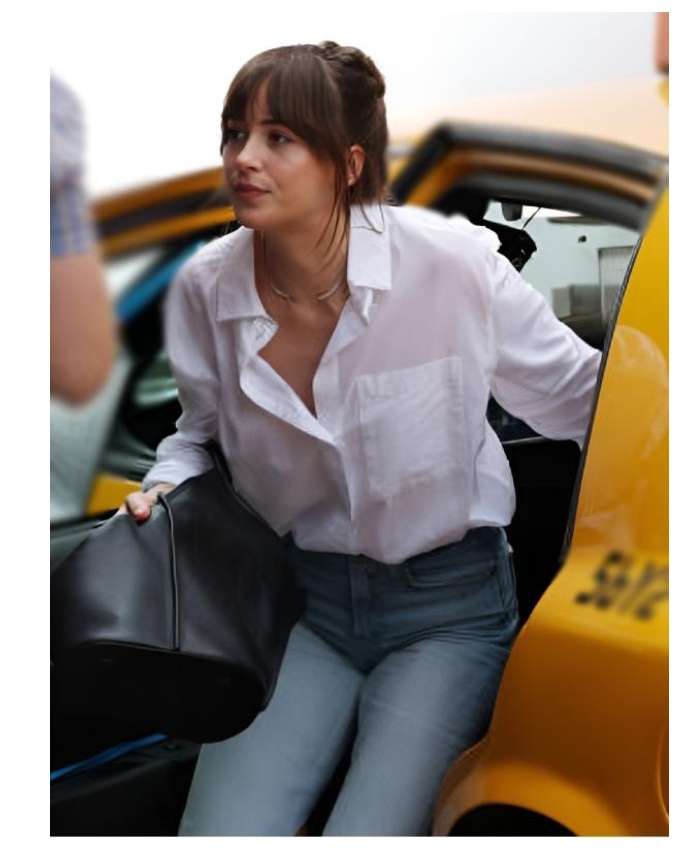Shop Materialists 2025 Dakota Johnson White Shirt