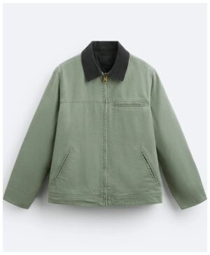 Ben Feldman TV Series Mayfair Witches S02 Sam Larkin Green Cotton Jacket