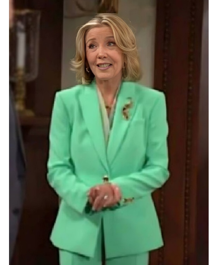 The Young and the Restless 2025 Melody Scott Green Suit