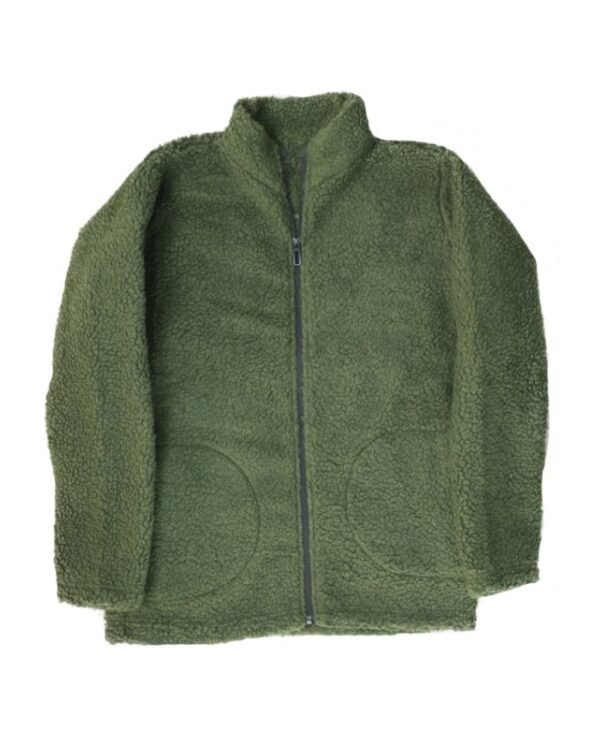 Mens Green Sherpa Jacket