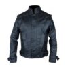Thriller Costume Party Wear Black Leather Jacket For Men