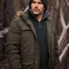 TV-Series Alone Australia S03 Michael Atkinson Green Hooded Fur Jacket