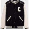 Singer Michael Buble The Voice S28 C Teddy Black Varsity Jacket