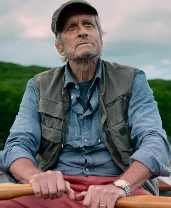 William Looking Through Water 2025 Michael Douglas Green Cotton Vest