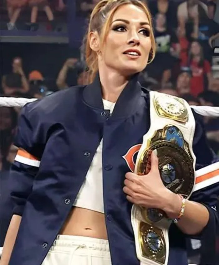 Becky Lynch Blue Bomber Jacket Shop Now