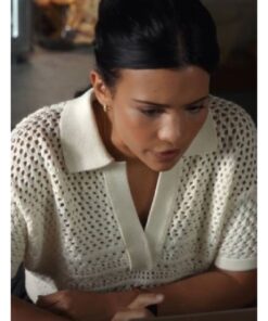 Nikki Rodriguez My Life With the Walter Boys S2 White Crochet Top