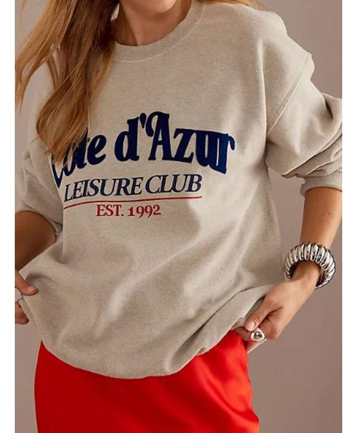 Cecelia Knowles Film My Oxford Year 2025 Poppy Gilbert Leisure Club Sweatshirt