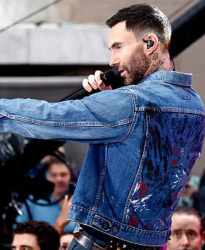 Shop NBC Today 2025 Adam Levine Denim Jacket