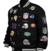 NFL All Teams Bomber Jacket in Black