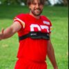 NFL Kansas City Chiefs Training Camp Travis Kelce 87 Football Jersey In Red
