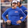 Sean McDermott NFL Preseason Buffalo Bills Blue Sweatshirt