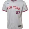 New York Mets Mark Vientos Nike Gray Road Limited Jersey