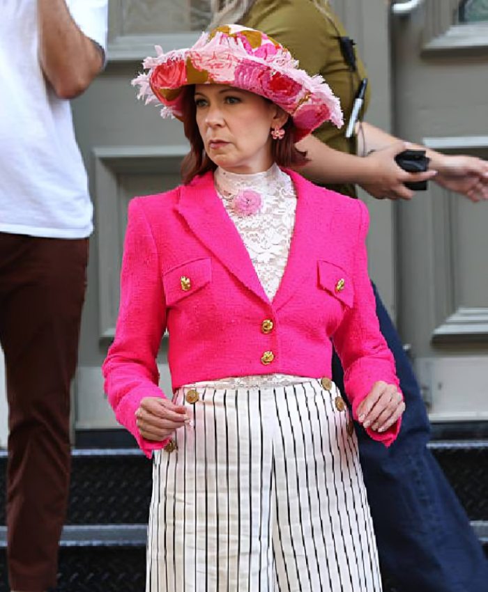 Elsbeth Carrie Preston NYC Pink Tweed Blazer