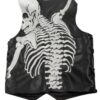 Shop NYC Godspeed ROD Skeleton Black Leather Vest