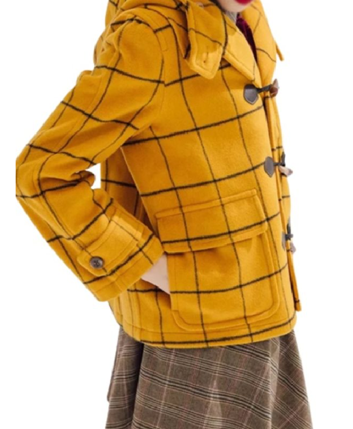 Taylor Swift Paddington Bear Yellow Toggle Coat