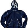 Navy Blue Anti System Hoodie Get Now