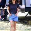 NYC Natalie Portman Navy Blue Top