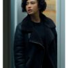 Andy Allo Upload Tv Series Nora Antony Black Leather Jacket