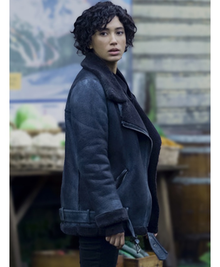 Nora Antony Upload S2 Shearling Black Jacket