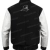 90’s Providence Friars Varsity WoolLeather Jacket - Black and White