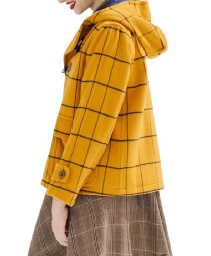 NYC Taylor Swift Paddington Bear Yellow Toggle Coat