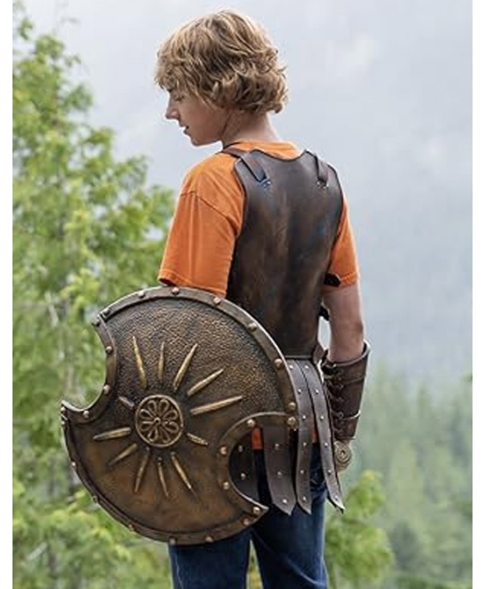 Walker Scobell Percy Jackson and the Olympians Season 01 Black Leather Vest