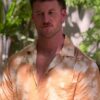Shop TV-Series Perfect Match S03 Clayton Echard Tie Dye Print Shirt