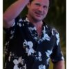 TV-Series Perfect Match S03 Nick Lachey Blue Floral Shirt