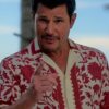 Shop TV-Series Perfect Match S03 Nick Lachey Red Floral Print Shirt
