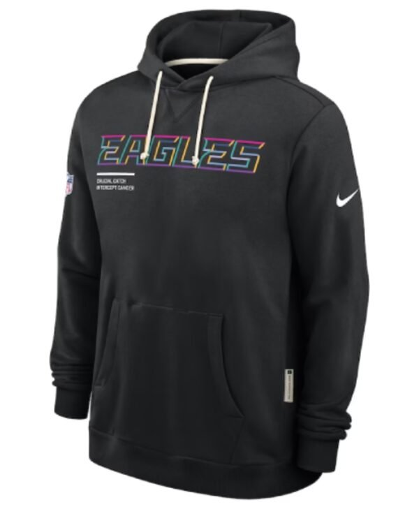 Crucial Catch 2025 Philadelphia Eagles Black Hoodie
