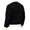 Philadelphia Eagles Bomber Cotton Twill Full-Zip Black Jacket
