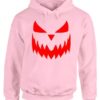 Pink Pumpkin Face Halloween Hoodie Shop Now
