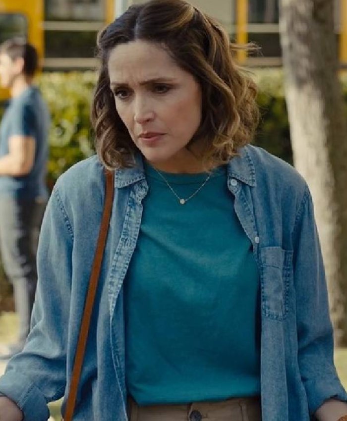 Shop TV-Series Platonic Season 02 Rose Byrne Denim Shirt