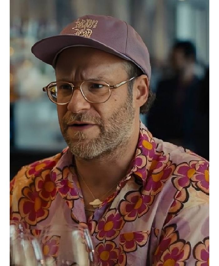 Seth Rogen TV Series Platonic S2 Will Rose Floral Pink Shirt