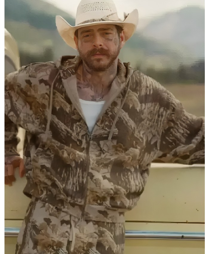 Post Malone x SKIMS Realtree Zip-Up Camo Print Hoodie