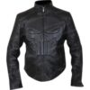 Shop Punisher Skull Black Biker Leather Jacket