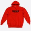 Fortnite Game Balenciaga Red Hoodie Jacket