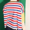 Resident Alien S4 Alice Wetterlund Striped Ribbed Top Back View