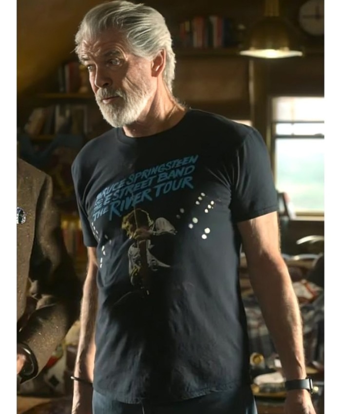 The Thursday Murder Club Pierce Brosnan Bruce Springsteen T-Shirt